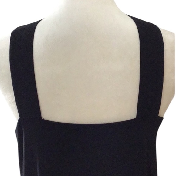 Ciara Sun Woo Black Grecian Style Midi Shift Dress Size Large - Picture 10 of 12